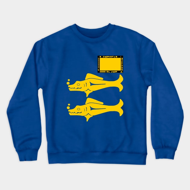 Blue Barracudas Crewneck Sweatshirt by pherpher